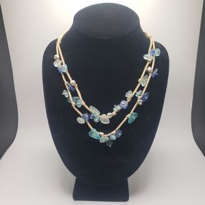 Sea Glass Bead Necklace